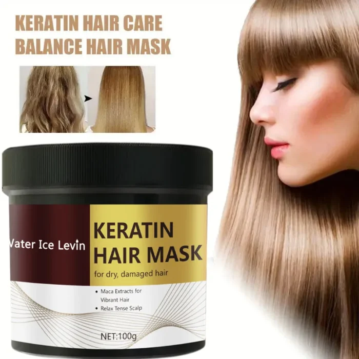 Máscara de cabelo de queratina mágica com reparação rápida - Imagem 7