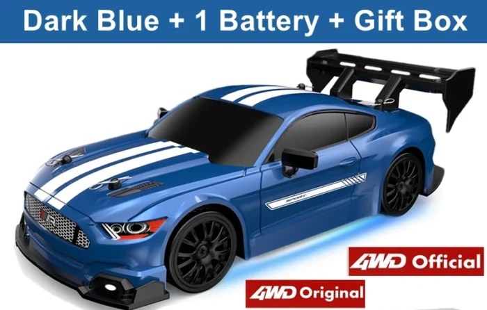 Carrinho de Controle Remoto: Versátil e emocionante, com seus 5 modelos o carro RC 4WD Drift é uma diversão garantida! - Imagem 1