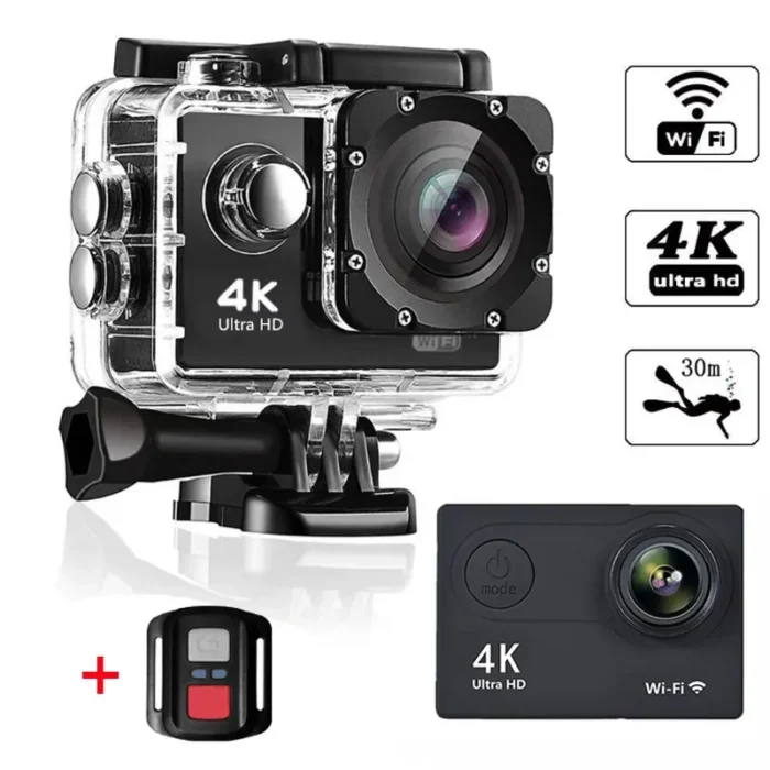 Câmera de Ação 4K Ultra HD: Capture seus momentos mais épicos! - Imagem 1