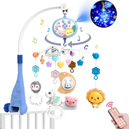 Brinquedo Giratório Musical para Berço: Um Sonho de Bebê ao Seu Alcance!