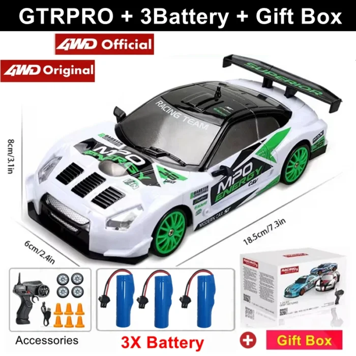 Carrinho de Controle Remoto: Versátil e emocionante, com seus 5 modelos o carro RC 4WD Drift é uma diversão garantida! - Imagem 2