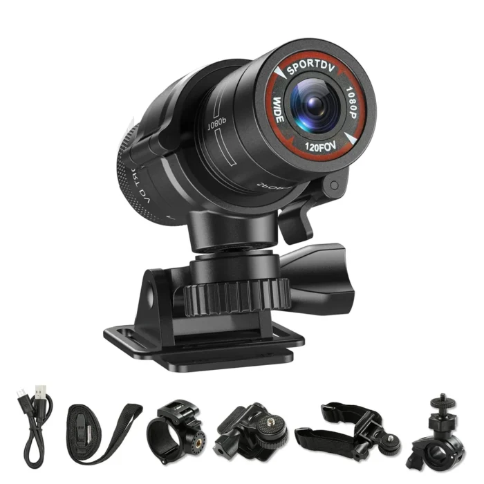 Câmera de Ação 1080P para Capacete: Capture suas aventuras em alta definição! - Imagem 1